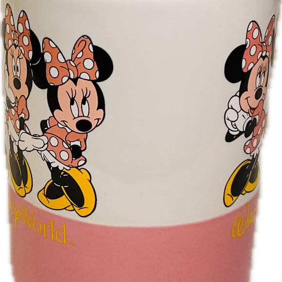 Disney Minnie Mouse Pink and White Mug with Yellow Accents - Picture 4 of 6